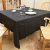 Black Square Hemstitch Tablecloth 70x70"