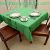 54: SQ. Hemstitch. Xmas Green