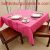 54" SQ. Hemstitch. Fuchsia Pink